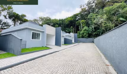 Casa geminada térrea nova a venda 1 suíte mais 1 quarto Bairro Itinga Joinville SC