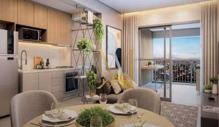 LANÇAMENTO - 63,76 M2 - Apartamento com 2 dormitórios à venda, 63 m² por R$ 702.530 - Vila Independência - São Paulo/SP