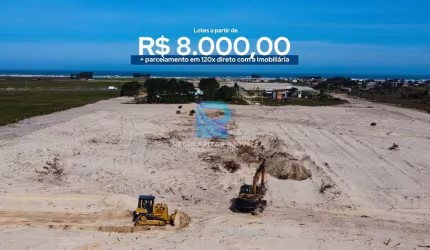 LOTE PARCELADO 8 MIL DE ENTRADA ESCRITURADO
