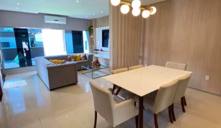 FOREST HILL, TARUMÃ.  Térrea, mobiliada, 160m² const., 3 suites e 4 vagas