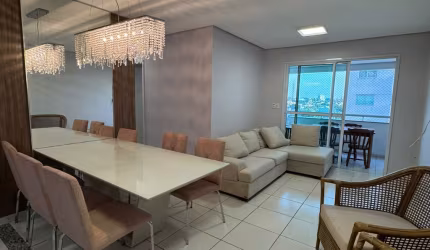 MAIS PASSEIO, PARQUE Dez . Mobiliado, 84m², 3qts, varanda gourmet e 2 vgs