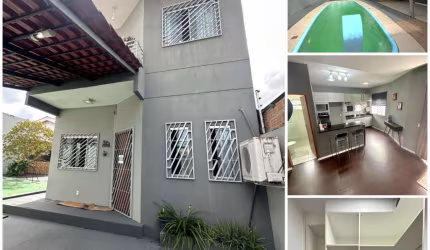 DUPLEX NO JAPIIM. 3QTS/2STES, ESCRITÓRIO, PISCINA, EDÍCULA E 2 VGS