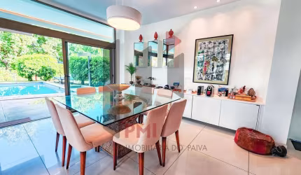 MORADA DA PENÍNSULA - Casa à Venda mobiliada com Piscina Privativa - 550 m², 4 Suítes - Reserva do Paiva - Condomínio Morada da Península