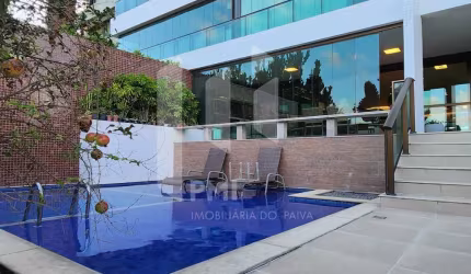 JARDIM DO MAR - Apartamento Jardim Alto Padrão à Venda no Paiva - Mobiliado - 399m2 - 4 suítes - Piscina Privativa