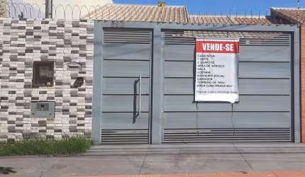 Casa Térrea com 1 suíte e 2 quartos.