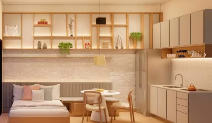 Studio para venda com 1 quarto, 34m²