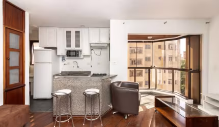 Apartamento tipo para venda com 1 quarto, sendo 1 suíte, 43m²
