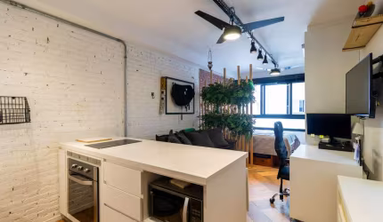 Studio para venda com 1 quarto, sendo 1 suíte, 31m²