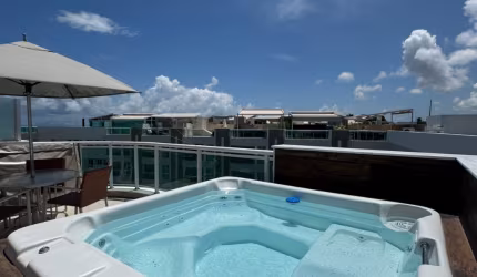 Cobertura duplex no In mare Bali - Resort no litoral sul do RN