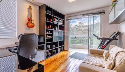 Cobertura de tirar o fôlego no Cascatinha, com área real de 489m², 4 quartos, Suíte Master completa, piscina e vista deslumbrante!