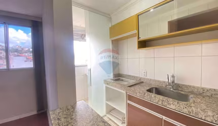Apartamento semi-mobiliado 2 quartos vaga e elevador no Spazio Jardim Real-Democrata Juiz de Fora