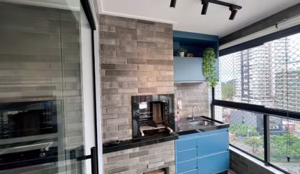 Lindo Apartamento Mobiliado e Decorado no Canto do Forte, 3 Dormitórios, 3 suítes, 2 Vagas
