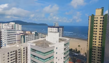 Lindo Apartamento Para Venda na Guilhermina - Praia Grande - SP 2 Dormitórios, 2 Suítes, 2 Vagas, 700 Mil