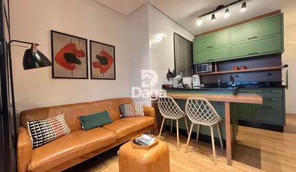 Excelente Studio mobiliado e decorado!