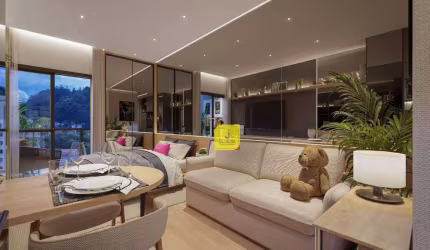 Studios premium, com varanda e lazer completo, a 100 metros do Parque Halfeld