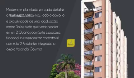 Apto garden com 2 quartos (suíte) e ampla área externa no Granbery