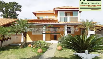Casa com 3 quartos à venda na Avenida Um, Jardim Interlagos (Ponta Negra), Maricá, 385 m2 por R$ 690.000