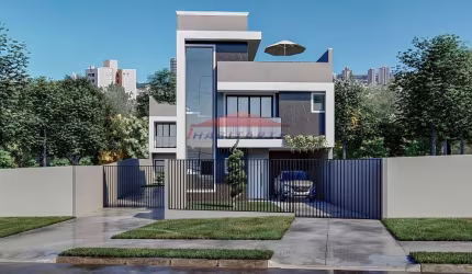Imperdível Sobrado à Venda em Curitiba-PR, no Bairro Uberaba: 3 Suítes, 1 Sala ampla, 5 Banheiros e 2 Vagas de Garagem!