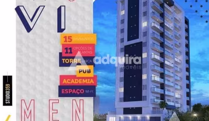 Apartamento à venda 1 Quarto, 1 Vaga, 100.51M², Centro, Ponta Grossa - PR