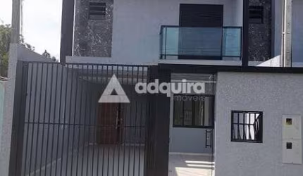 Ótimo Sobrado Novo à Venda, 2 Quartos, 1 Suítes, 2 Vagas, 102m², Boa Vista, Ponta Grossa - PR