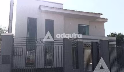 Casa para venda e locação 4 Quartos, 3 Suites, 6 Vagas, 345M², Cará-cará, Ponta Grossa - PR