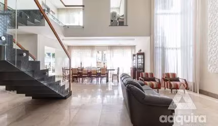 Casa à venda 4 Quartos, 2 Suites, 3 Vagas, 600M², Oficinas, Ponta Grossa - PR