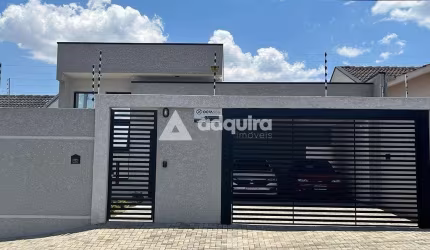 Casa à venda no Jardim Campo Alegre. Com Área Gourmet, 3 quartos (1 suíte), 2 banheiros. Uvaranas,