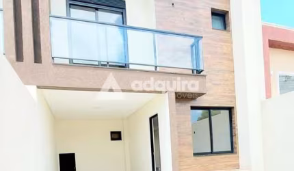 Lindos sobrados novos à venda, 115 m² com 3 quartos/ 1 suíte, próximo a Tamara Materiais de Constru