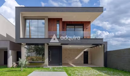 Casa à venda, no condomínio Alphaville, com 3 suítes, no Jardim Carvalho, Ponta Grossa, PR