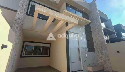 Sobrado à venda em frente ao condomínio pq dos Ingleses, Jardim Carvalho, Ponta Grossa, PR