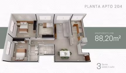 Apartamento em Vila dos Técnicos  -  Timóteo