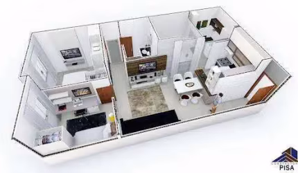 Apartamento em Eldorado  -  Timóteo