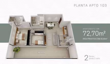 Apartamento em Vila dos Técnicos  -  Timóteo