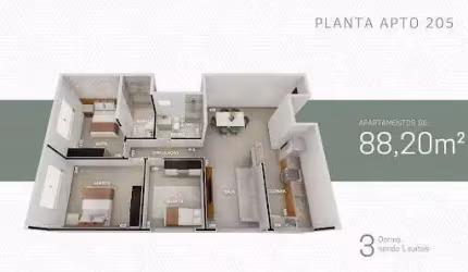Apartamento em Vila dos Técnicos  -  Timóteo