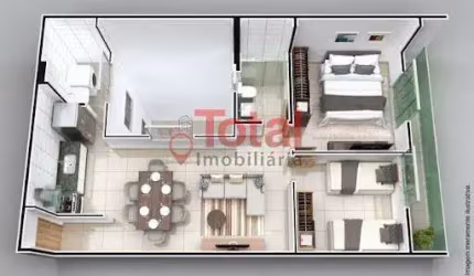 Apartamento no bairro Eldorado  -  Timóteo