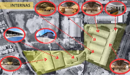 Galpão Industrial à venda, 14492 m² por R$ 49.000.000 - R. João Bettega - Cidade Industrial - Curitiba/PR