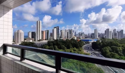 Apartamento com 3 dormitórios à venda, 72 m² por R$ 593.188,12 - Pina - Recife/PE
