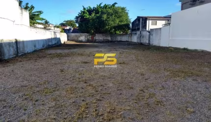 Terreno para locação na AV. Epitácio Pessoa