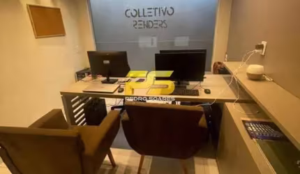 Sala Comercial  Mobiliada para Locação  no Brisamar por 1.700,00 / mês