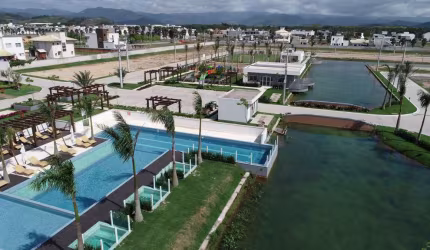 VENDE TERRENO DE ESQUINA NO CONDOMINIO ACQUA CLUBE - lotes na grande Florianopolis
