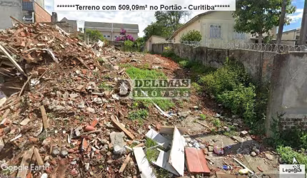 TERRENO COM 509,09m² - NO PORTÃO - CURITIBA