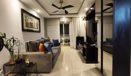 Apartamento 77 m² - Mobiliado - 2 Quartos - Condomínio Canadá - Vila do Pan