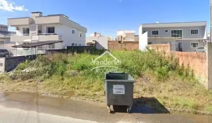 Terreno plano de 360m² com escritura pública, viabilidade e projeto aprovado no bairro Aririú em Palhoça - SC