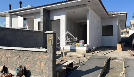 Casa geminada no loteamento Nova Palhoça com 03 quartos, sendo 01 suíte, em Palhoça - SC