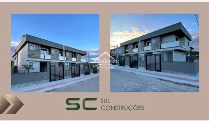 Sobrado com 02 quartos, sendo 02 suíte na Praia do sonho  em Palhoça - SC