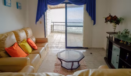 Apto frente a praia com 03 dormitorios - Solemar - Praia Grande