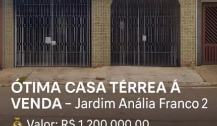 'Ampla Casa Térrea 8,30x25m no Jardim Anália Franco 2 – Espaço, Conforto e Ótima Localização!'