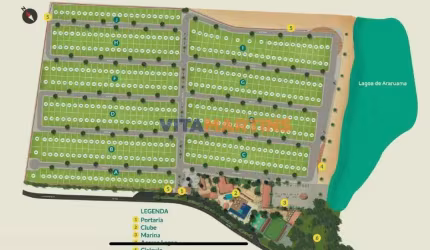 Terreno com 250m² à venda por R$230.000,00, Monte Alto, Arraial do Cabo, RJ