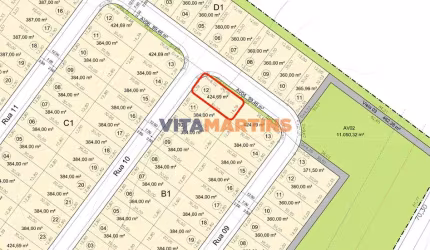 Terreno de esquina à venda no Terras Alphaville 424,69m² por R$300.000 em Cabo Frio/RJ