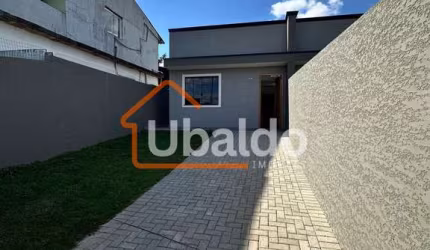 Casa nova à venda em Capela Velha, Araucária – 2 quartos, amplo terreno e excelente acabamento